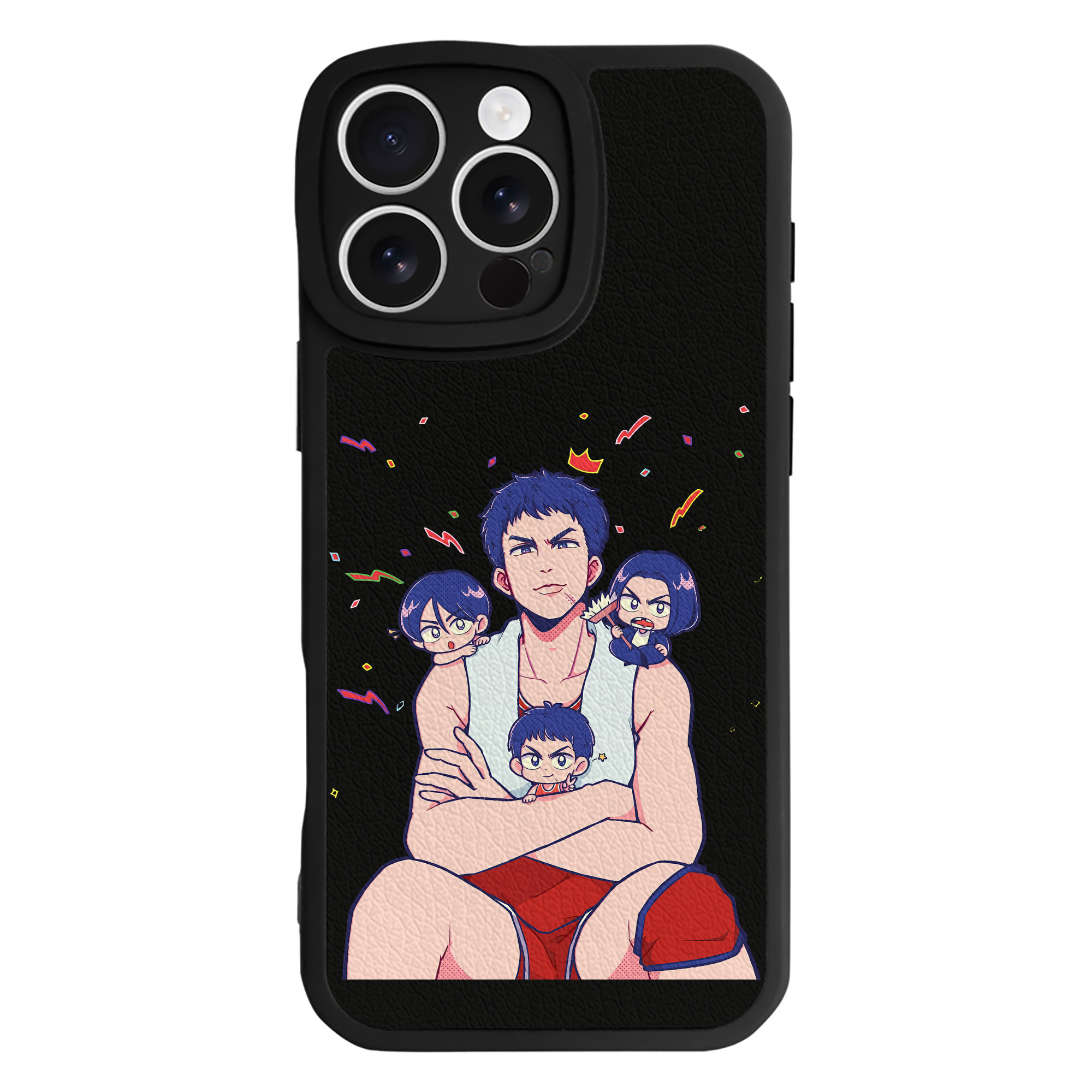 （画像用） SLAM DUNK／スラムダンク 【iPhone 16シリーズ対応】シリコンスマホケース（レザー調） 材質：シリコン